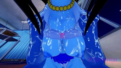 Untotes Mädchen-Monster